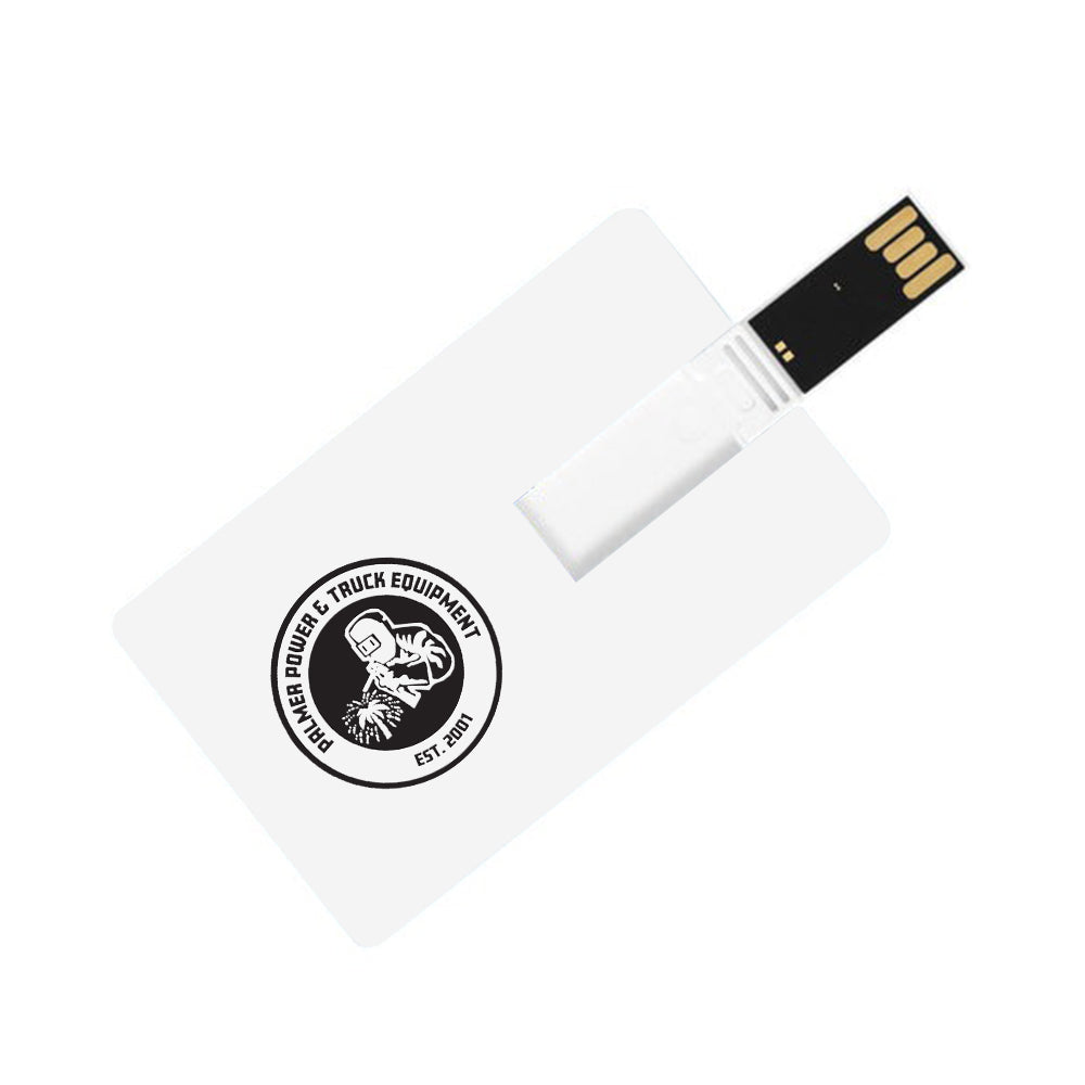 Slim Credit Card USB Flash Drive (Qty: 100)