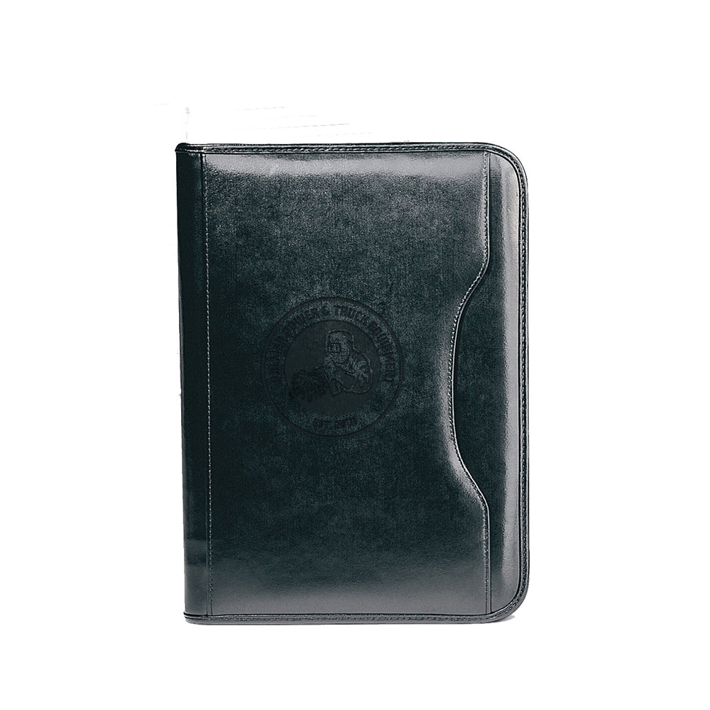 Deluxe Executive Vintage Leather Padfolio (Qty: 25)